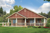 Cottage House Plan - Cadence 30-807 - Front Exterior 