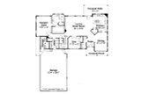 Southwest House Plan - Casselman 30-432 - 1st Floor Plan 