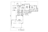 European House Plan - Harrington 31-195 - 1st Floor Plan 