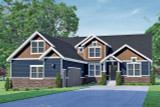 Craftsman House Plan - Holly Hill 31-243 - Front Exterior 