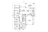 Modern House Plan - Brooklane 31-286 - 1st Floor Plan 
