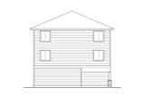 Traditional House Plan - Dalian 60-050 - Rear Exterior 