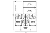 Traditional House Plan - Dalian 60-050 - 1st Floor Plan 
