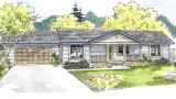 Ranch House Plan - MacKay 30-459 - Front Exterior 