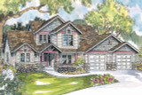 Craftsman House Plan - Tazewell 30-477 - Front Exterior 