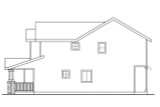 Country House Plan - Waycross 60-018 - Right Exterior 