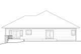 Secondary Image - Prairie House Plan - Meadowbrook 30-659 - Rear Exterior 