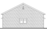 Craftsman House Plan - Garage 20-042 - Left Exterior 
