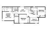 Secondary Image - Modern House Plan - Merino 30-953 - 2nd Floor Plan 