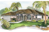 Mediterranean House Plan - Royston 30-398 - Front Exterior 