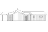 Ranch House Plan - Alder Creek 10-589 - Left Exterior 