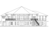 Southern House Plan - Alder Springs 10-549 - Rear Exterior 