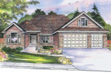 Prairie House Plan - Cheyenne 30-643 - Front Exterior 