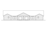 Secondary Image - Cottage House Plan - Dewberry 60-052 - Rear Exterior 