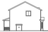 Saltbox House Plan - Adkins 30-197 - Right Exterior 