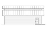 Traditional House Plan - Garage 20-274 - Left Exterior 