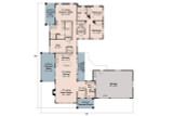 Modern House Plan - Woodland 31-244 - 1st Floor Plan 