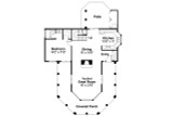 Mediterranean House Plan - Lauderdale 11-037 - 1st Floor Plan 