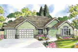 Ranch House Plan - Dalneigh 30-709 - Front Exterior 