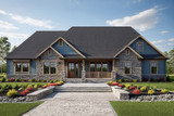 Spacious Ranch Home Designed for Corner Lots 