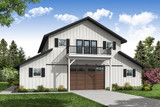 Rustic Charm Meets Functionality in this Two-Story Garagedominium 