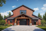 Rustic Garagedominium Blends Farmhouse Charm with Modern Functionality 
