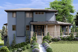 Susitna: Sleek Contemporary House Plan for Sloped Lots 