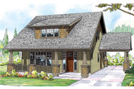 2 Story Bungalow House Plan: Blue River 