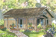 Simple Charm in this Bungalow Cottage Plan 