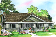 2 Master Suites in Country House Plan Ashley 