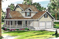 Compact Country-Style Bristol House Plan Great for Young Families 