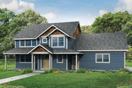 New Country House Plan the Northbank has Welcoming Front Porch 