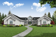 Single Level Umatilla House Plan Offers Unique Floor Plan 