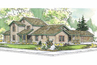 This Duplex Plan Fits On a Corner Lot 