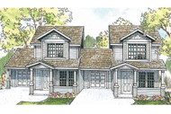 Cozy Duplex Plan Offers Plenty of Privacy 