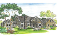 Rustic European Elegance in the Brelsford House Plan 