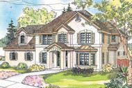 Sunny European Gerabaldi House Plan Has Room for a Large Family 