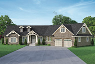 New 1.5 Story House Plan - Rain Song 