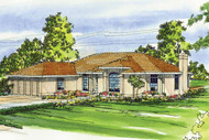 Mediterranean House Plan Designed for Easy Living 