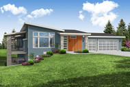 New House Plan for Sloped Lot - Celilo 