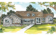 Country Ranch-Style Cameron House Plan is Naturally Bright 