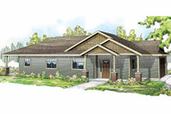 1 Story Ranch House Plan: Hopewell 