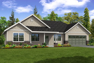 New Ranch House Plan has Welcoming Exterior 