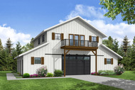 Stunning Barndominium Plan has Room for Everyone 