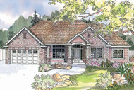 Traditional House Plan - Parkcrest 30-561 - Front Exterior 