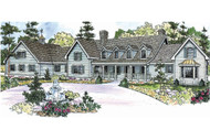 Country House Plan - Brookfield 30-646 - Front Exterior 