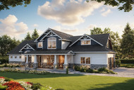 Craftsman House Plan - Tillamook 30-519 - Front Exterior 