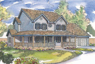 Country House Plan - Gifford 30-363 - Front Exterior 
