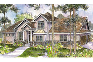 European House Plan - Crestwick 30-425 - Front Exterior 