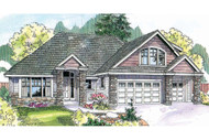 Country House Plan - Saddlebrook 30-616 - Front Exterior 